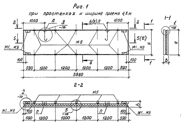 Панель ПСТ 60-9-2,3-4 Серия 1.432.1-26